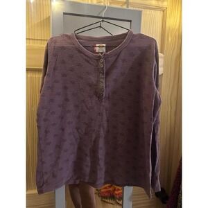 Dickies Brand Women's Henley Shirt Size Large